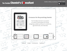 Tablet Screenshot of portablechemistsconsultant.com